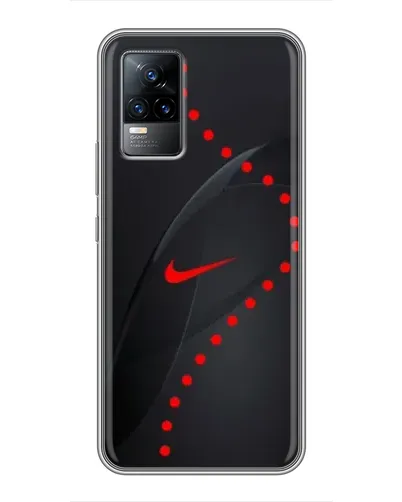 Чехол для Vivo S9 с картинкой «Абстрактный дизайн Nike»