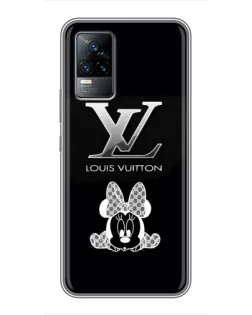 Чехол для Vivo S9 с картинкой «LV и Минни Маус»
