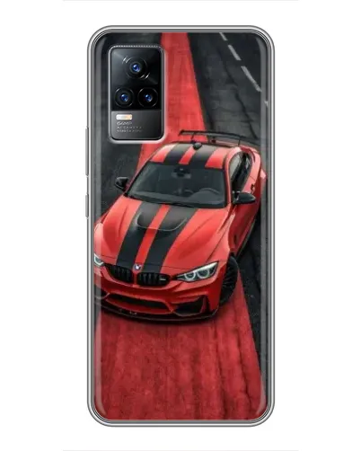 Чехол для Vivo S9 с картинкой «BMW на красной дорожке»