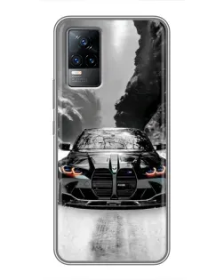 Чохол для Vivo S9 з картинкою «BMW — акварельний дрифт»