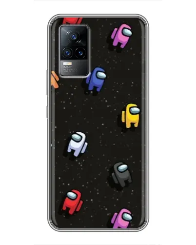 Чехол для Vivo S9 с картинкой «Космический паттерн Among Us»