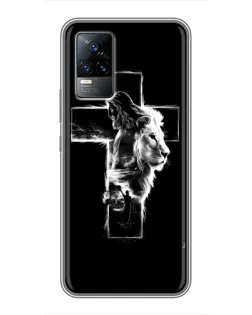 Чохол для Vivo S9 з картинкою «Сяючий хрест Jesus»