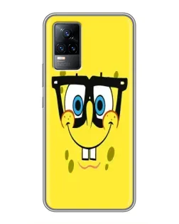 Чехол для Vivo S9 с картинкой «Минималистичный Спанч Боб» Чехол для Vivo S9 с картинкой «Минималистичный Спанч Боб»