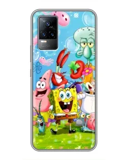 Чехол для Vivo S9 с картинкой «Губка Боб и друзья» Чехол для Vivo S9 с картинкой «Губка Боб и друзья»