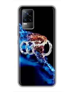 Чехол для Vivo S9 с картинкой «Энергия лого Audi»