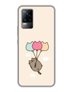 Чехол для Vivo S9 с картинкой «Пушин на шариках»