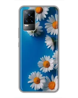 Чехол для Vivo S9 с картинкой «Белоснежные маргаритки»
