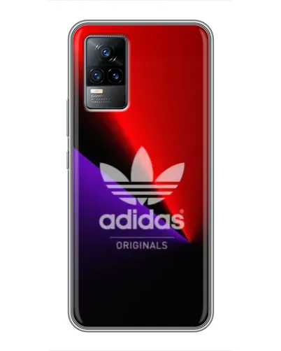 Чехол для Vivo S9e с картинкой «Adidas Red Neon»