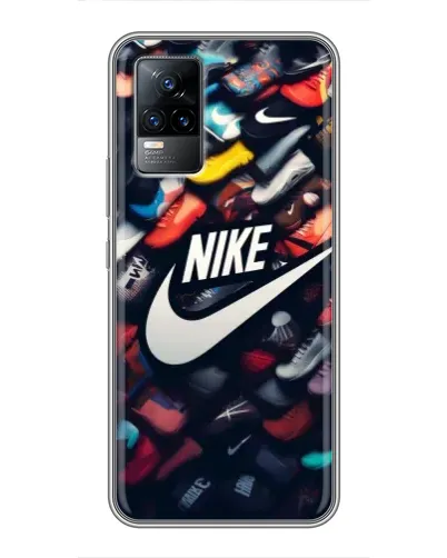 Чехол для Vivo S9e с картинкой «Коллекция кроссовок Nike»