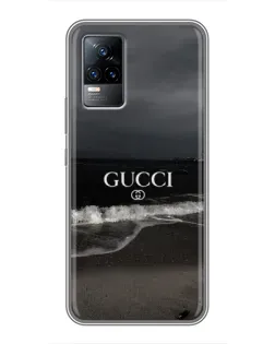 Чехол для Vivo S9e с картинкой «Gucci — морской прибой»