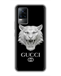 Чехол для Vivo S9e с картинкой «Gucci — серебряный лев» Чехол для Vivo S9e с картинкой «Gucci — серебряный лев»