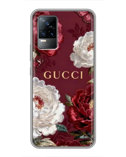 Чехол для Vivo S9e с картинкой «Gucci — бордовые розы» Чехол для Vivo S9e с картинкой «Gucci — бордовые розы»