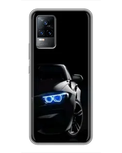 Чехол для Vivo S9e с картинкой «BMW — ночной взгляд» Чехол для Vivo S9e с картинкой «BMW — ночной взгляд»