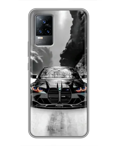 Чехол для Vivo S9e с картинкой «BMW — акварельный дрифт» Чехол для Vivo S9e с картинкой «BMW — акварельный дрифт»