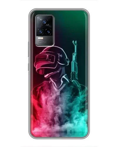 Чехол для Vivo S9e с картинкой «PUBG — огненный воин»