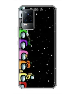 Чехол для Vivo S9e с картинкой «Команда Among Us»