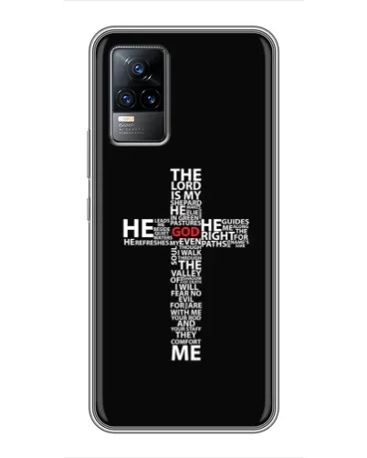Чохол для Vivo S9e з картинкою «Текстовий хрест» Чохол для Vivo S9e з картинкою «Текстовий хрест»