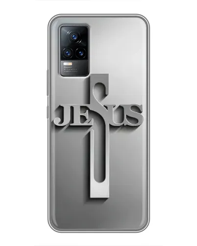 Чохол для Vivo S9e з картинкою «Металевий хрест Jesus» Чохол для Vivo S9e з картинкою «Металевий хрест Jesus»