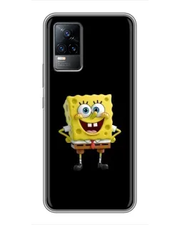 Чехол для Vivo S9e с картинкой «Классический Губка Боб»