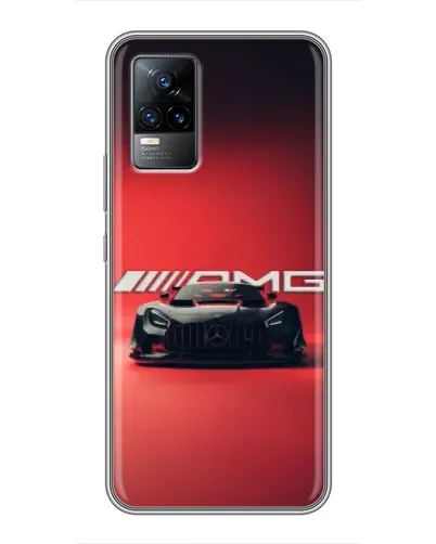 Чехол для Vivo S9e с картинкой «Mercedes AMG — красная линия»