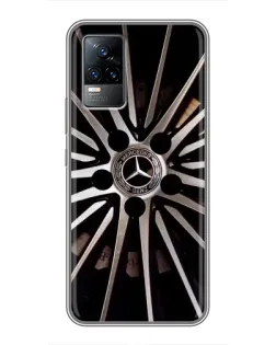 Чехол для Vivo S9e с картинкой «Диск Mercedes»