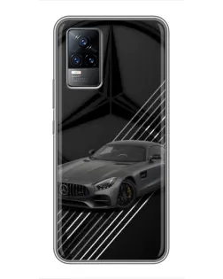 Чехол для Vivo S9e с картинкой «Mercedes AMG — графика»