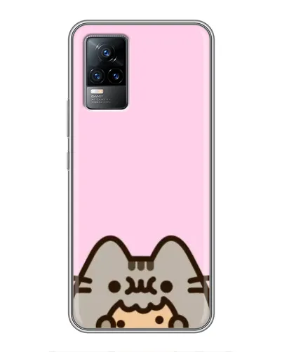 Чехол для Vivo S9e с картинкой «Pusheen и печенье» Чехол для Vivo S9e с картинкой «Pusheen и печенье»