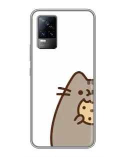 Чехол для Vivo S9e с картинкой «Пушин с печеньем»