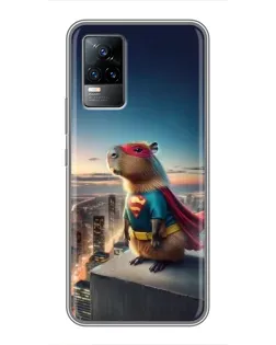 Чехол для Vivo S9e с картинкой «Капи-мен супергерой» Чехол для Vivo S9e с картинкой «Капи-мен супергерой»