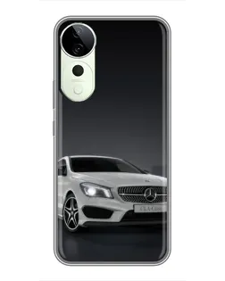 Чохол для Vivo T3 Ultra з картинкою «Mercedes AMG GT Silver»