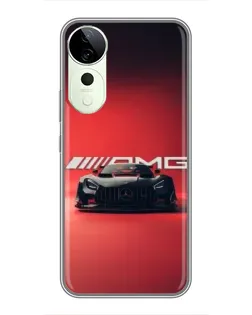 Чохол для Vivo T3 Ultra з картинкою «Mercedes AMG — червона лінія»