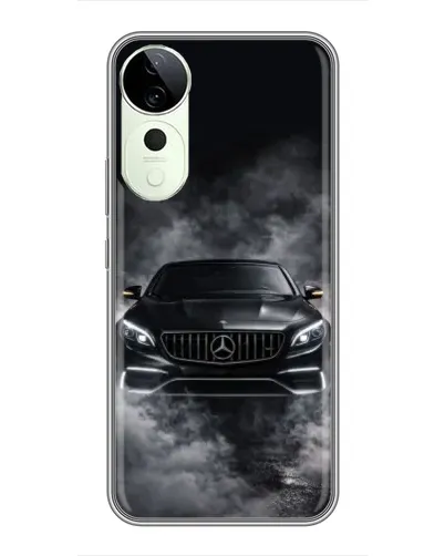 Чохол для Vivo T3 Ultra з картинкою «Mercedes у диму» Чохол для Vivo T3 Ultra з картинкою «Mercedes у диму»