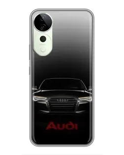 Чохол для Vivo T3 Ultra з картинкою «Audi — градієнтний контур»