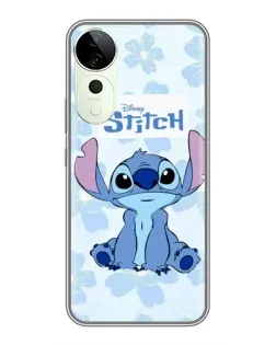 Чехол для Vivo T3 Ultra с картинкой «Stitch среди цветов» Чехол для Vivo T3 Ultra с картинкой «Stitch среди цветов»
