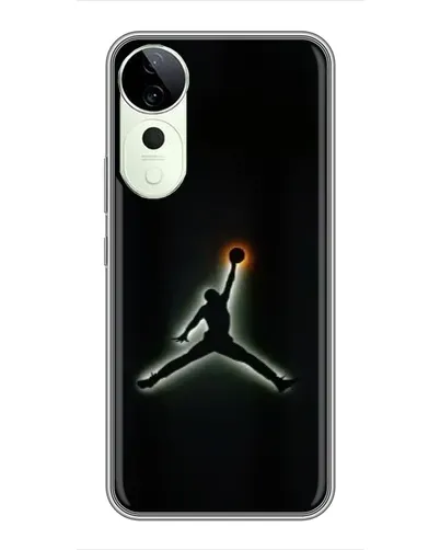 Чехол для Vivo T4 Pro с картинкой «Jordan Gradient Logo»