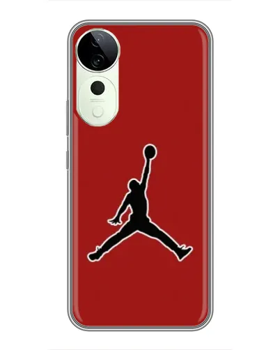 Чехол для Vivo T4 Pro с картинкой «Jordan Red Back»