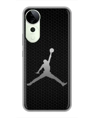 Чехол для Vivo T4 Pro с картинкой «Jordan Dark Carbon»