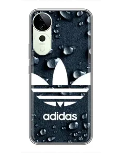 Чехол для Vivo T4 Pro с картинкой «Adidas Trefoil Blue» Чехол для Vivo T4 Pro с картинкой «Adidas Trefoil Blue»