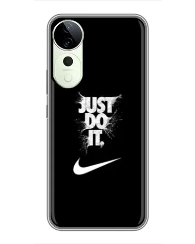 Чехол для Vivo T4 Pro с картинкой «Текстовый принт Nike»
