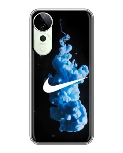 Чехол для Vivo T4 Pro с картинкой «Nike и синий дым»