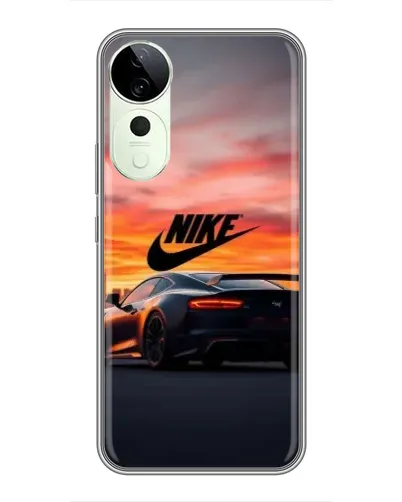 Чехол для Vivo T4 Pro с картинкой «Nike и суперкар»