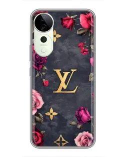 Чехол для Vivo T4 Pro с картинкой «Цветочный Louis Vuitton» Чехол для Vivo T4 Pro с картинкой «Цветочный Louis Vuitton»