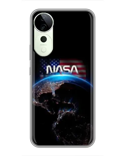 Чехол для Vivo T4 Pro с картинкой «Земля из космоса NASA»