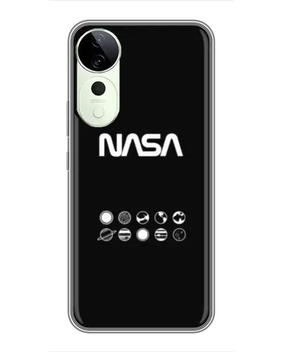 Чехол для Vivo T4 Pro с картинкой «NASA — технический принт»