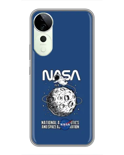 Чехол для Vivo T4 Pro с картинкой «NASA — лунная миссия»