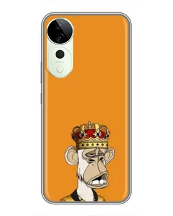 Чохол для Vivo T4 Pro з картинкою «Золота мавпа Bored Ape» Чохол для Vivo T4 Pro з картинкою «Золота мавпа Bored Ape»
