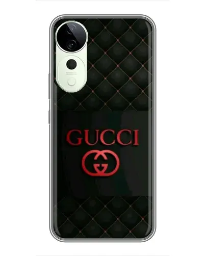 Чехол для Vivo T4 Pro с картинкой «Gucci — стеганый черный»