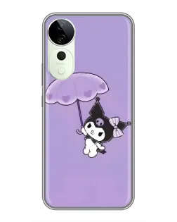 Чехол для Vivo T4 Pro с картинкой «Kuromi с зонтиком»