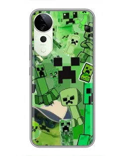 Чохол для Vivo T4 Pro з картинкою «Кріпери Minecraft» Чохол для Vivo T4 Pro з картинкою «Кріпери Minecraft»