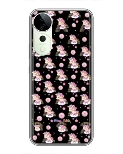 Чехол для Vivo T4 Pro с картинкой «Magic Unicorn паттерн»